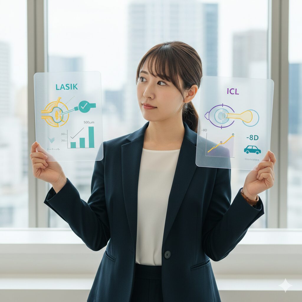 レーシックとICLどっち？向いている人の違い