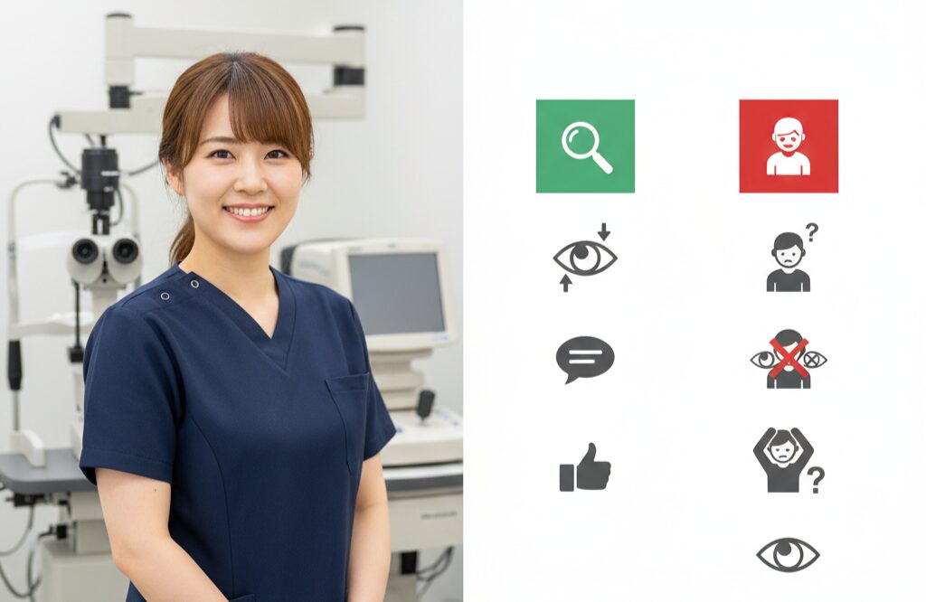 【視能訓練士の視点】検査現場から見た“成功する人・後悔する人”