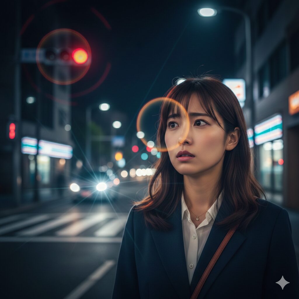 ハローグレアとは？光がにじむ・輪が見える現象の正体