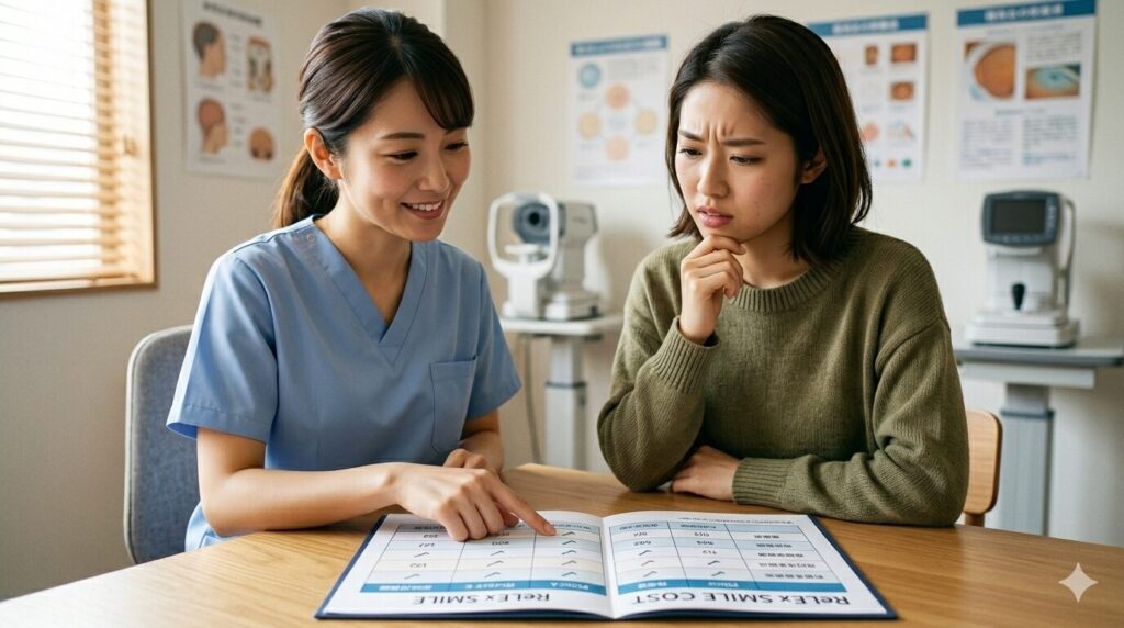 費用で後悔しないための選び方（視能訓練士の視点）