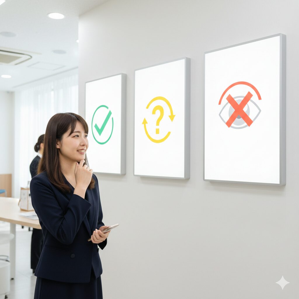 無料適応検査後の3つの分岐と、次にやるべきこと