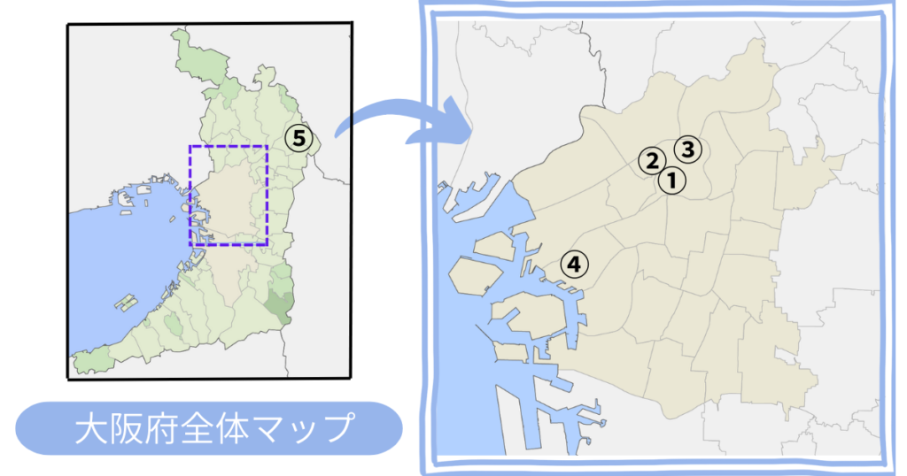 IPCL大阪のおすすめクリニック5選【地域別】

