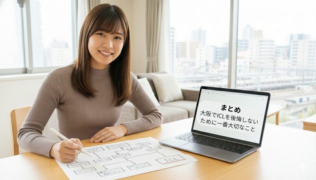 まとめ｜大阪でICLを後悔しないために一番大切なこと