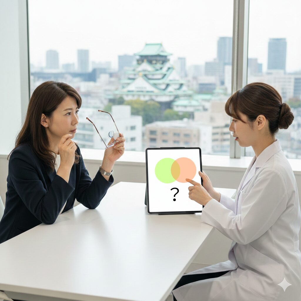 他の老眼治療の選択肢とIPCLを選ぶメリット・デメリット