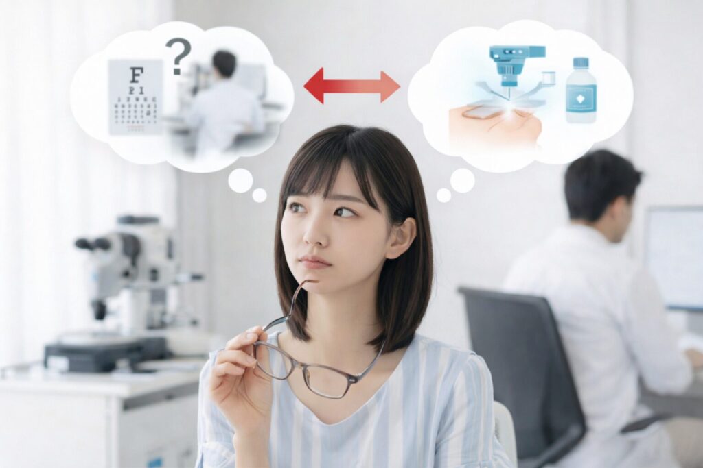 眼科で「ICLはできない」と言われた人が次に考えるべきこと